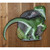 Rinehart 24611 Game Room Dartboard Raptor, Green