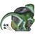 Rinehart 24611 Game Room Dartboard Raptor, Green