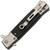 SZCO 300584 Silver G10 Stiletto Knife, 4.75 Inches, Black