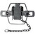 Minnesota Trapline B-3DOG Bridger Coil Trap 2-Coil #3 Dogless Offset, 6 1/16 Inches Inside Jaw Spread, Silver