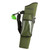 Neet 08482 N-TL-302 Trim Lite Quiver, 3 Arrow Separator, Ranger Green, Right Hand