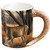 Wild Wings 8955791023 Sculpted Mug Abandoned Farmstead Whitetail Deer, 16 Ounce, Multicolor