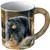 Wild Wings 8955712275 Sculpted Mug, Autumn Streamside Bear, Black, 1 Pack