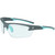 Radians WS2310CS Ladies Range Shooting Glasses, Aqua/Clear, 1 Pack