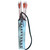 Neet 08700 Alligator Embossed Back Quiver, 18.5 Inches, Turquoise, Right Hand