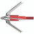Rocket AR100MS Meat Seeker Broadheads, 100 Grain, Red, 3 Pack