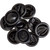 Traditions A1330 Muzzleloading Rain Gear Muzzle Mitts, Black, 10 Pack