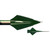 Zwickey B54 Eskilite 4-Edge Glue-On Broadheads, 110 Grain, Green, 3 Pack