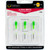 TenPoint HEA-358.3 Alpha-Brite Lighted Nock System, Black, 3 Pack