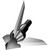 QAD BX085-F Exodus Full Blade Broadheads, 85 Grain, Black, 3 Pack