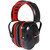 Radians XC0130CS X-Caliber Youth Earmuff, Black/Red, 1 Pack