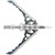 Rage R38200 Hypodermic NC Crossbow Broadheads, 100 Grain, Silver, 3 Pack