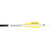 New Archery Products NAP-60-1006 Quikfletch Quickspin 4 Fletch, 2 Inches, White/Yellow