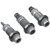 RCBS 20515 3-Die Carbide Taper Crimp Set 9mm 9x21mm, Stainless