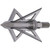 New Archery Products NAP-60-QUAD100 Quadcutter Broadheads, 100 Grain, Steel, 3 Pack