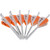New Archery Products NAP-60-1001 Quikfletch Twister Fletch Rap White and Orange, 2 Inches, White