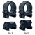 VersaRing S1 Universal Scope Rings 1 Inches, Hinge, Black