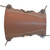 Bateman T2AGBN Traditional Leather Armguard with Elastic Straps, Brown