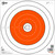 EZAim 15496 Bullseye Paper Targets, 12x12 Inches, White, 12 Pack