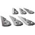 G5 Outdoors MM860 Mega Meat Replacement Blades, Silver