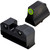XS Sights GL-R204P-6G R3D 2.0 Pistol Sights Glock Optic Supp 17 19 22-24 26 27 31-36 38, Green