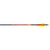 Black Eagle 322 Outlaw Arrows, 3 Inches Feathers, 600 Spine, Black, 6 Pack
