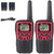 Midland T31VP X-Talker Two-Way Radio, 22 Channels, 26-Mile Range, Black, 2 Pack