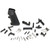 White Label Armory WLA-LOW-1013-01 AR15 Lower Parts Kit, Black