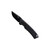 Tekto Knives A3 Delta Mini Automatic Folding Knife 1.90" D2 Drop Point Plain Edge Blade, G10 Handle