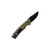 Tekto Knives A3 Delta Mini Automatic Folding Knife 1.90" D2 Drop Point Plain Edge Blade, G10 Handle
