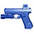 BlueGuns FSG45-MOS-HE509T-TLR1HL Glock 45 MOS with Holosun HE509T & Streamlight TLR-1 HL Training Gun - Blue - Non-Weighted