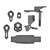 UTG AR15 Lower Upgrade Kit with Ambidextrous Safety Selector in Matte Black by Leapers Inc.