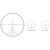 US Optics TS-20X JVCR TS Series Rifle Scope, 2.5-20X50mm, 34mm Main Tube, Front Focal Plane, Illuminated JVCR Reticle, Black