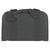 US PeaceKeeper P21108 Attache Gun Case, 13.5 x 9 Inches, 600 Denier Polyester, Black