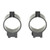 Talley Manufacturing 30CZRL Light Weight Ring Set, 30mm Low, Fits CZ with 11MM Dovetail 452 European/455/457/512/513, Matte Finish, Black