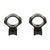 Talley Manufacturing 940719 Light Weight Ring/Base Combo for Savage with Round Receiver, 8-40 Screws, 1 Inches Medium, Matte Finish, Black