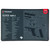Tekmat TEK-R17-GLOCK-G3 Original Cleaning Mat for Glock Gen3, 1/8 Inches Thick, 11 x 17 Inches, Black