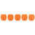 TangoDown VTMFP-001ORN Vickers Tactical Magazine Floor Plate, Fits Glock 9MM/40S&W/357SIG/45GAP, Orange, 5 Pack