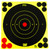 Pro-Shot Products 6B-GREEN-12PK Splatter Shot, Bullseye Adhesive Target, 6 Inches, Black/Green, 12 Pack
