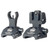 LWRC 200-0065A01 Skirmish Front and Rear Sights for Picatinny Rail, Black Finish