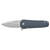 Camillus CAM-19399 Wedge Folding Knife, Plain Edge, 2.25 Inches Blade Length, 5.75 Inches Overall Length, Satin Finish