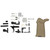 Aero Precision APRH100973 M5 Lower Parts Kit for AR15, Magpul MOE Grip, Flat Dark Earth