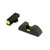 AmeriGlo GL-605 CAP Combative Application Pistol Sight, Fits Glock 42/43, Front/Rear, Black and Green