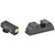 AmeriGlo Trooper Sight for Glock 17/19/19X/26/45 Gen5, Green Tritium with LumiLime Outline