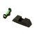 AmeriGlo GFT-114 Sight for Glock Models, Green Fiber Optic Front and Black Rear