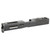Lantac USA 01-GSS-GEN13-G17-LT Razorback Stripped Slide, Gen1-3 Glock 17, DLC Finish, Black