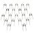 LBE Unlimited ARHS20PK, AR15 Hammer Spring 20 Pack, Silver