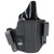 L.A.G. Tactical 1001 Defender Series OWB/IWB Holster, Fits Glock 19/23/32, Kydex, Black, Right Hand