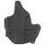 L.A.G. Tactical 1001 Defender Series OWB/IWB Holster, Fits Glock 19/23/32, Kydex, Black, Right Hand