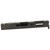 LanTac 01-GSS-GEN4-G17-LT Razorback Stripped Slide, Gen4 Glock 17, DLC Finish, Black